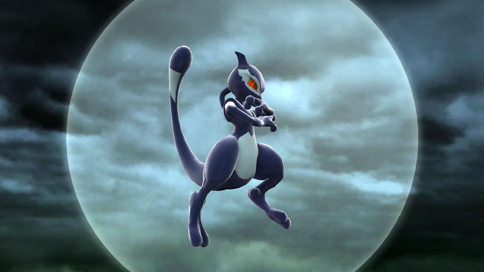 1920x1080 Lugia Textured Mewtwo [Super Smash Bros. (Wii U)] [Mods]