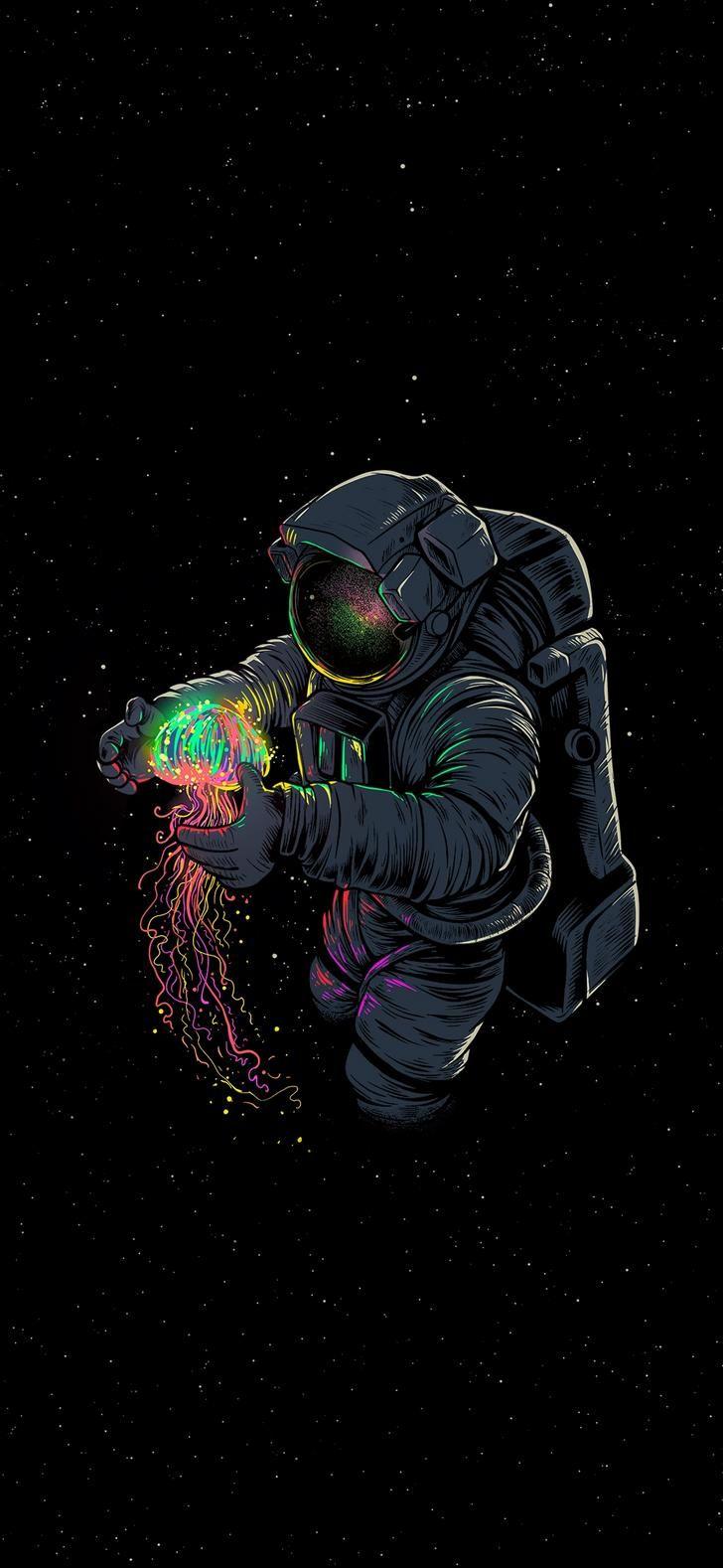 728x1578 Spaceman. Astronaut wallpaper, Wallpaper space, Space phone wallpaper