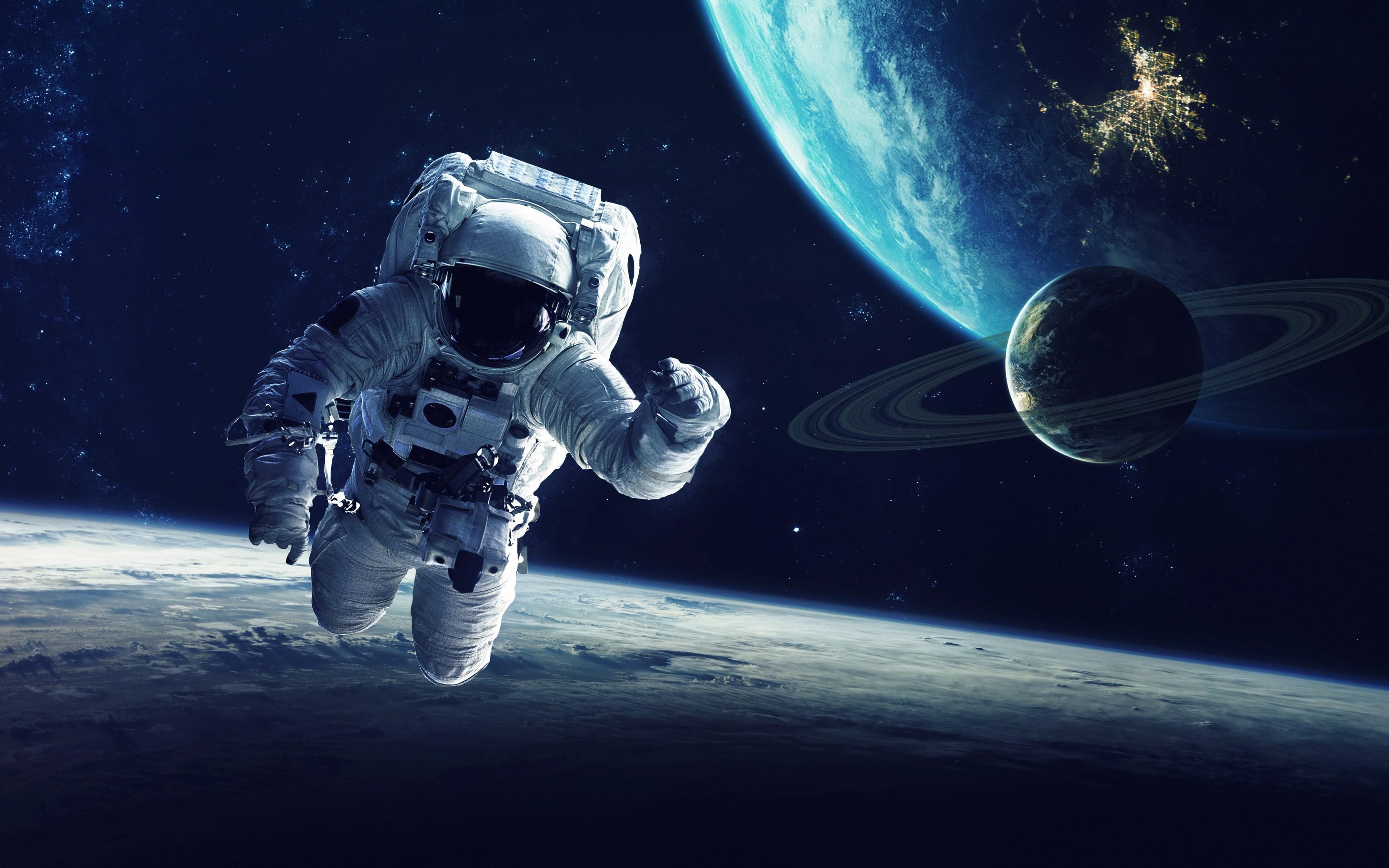3840x2400 Astronaut Wallpaper Astronaut Wallpaper 14 3840 X 2400 In Space Art
