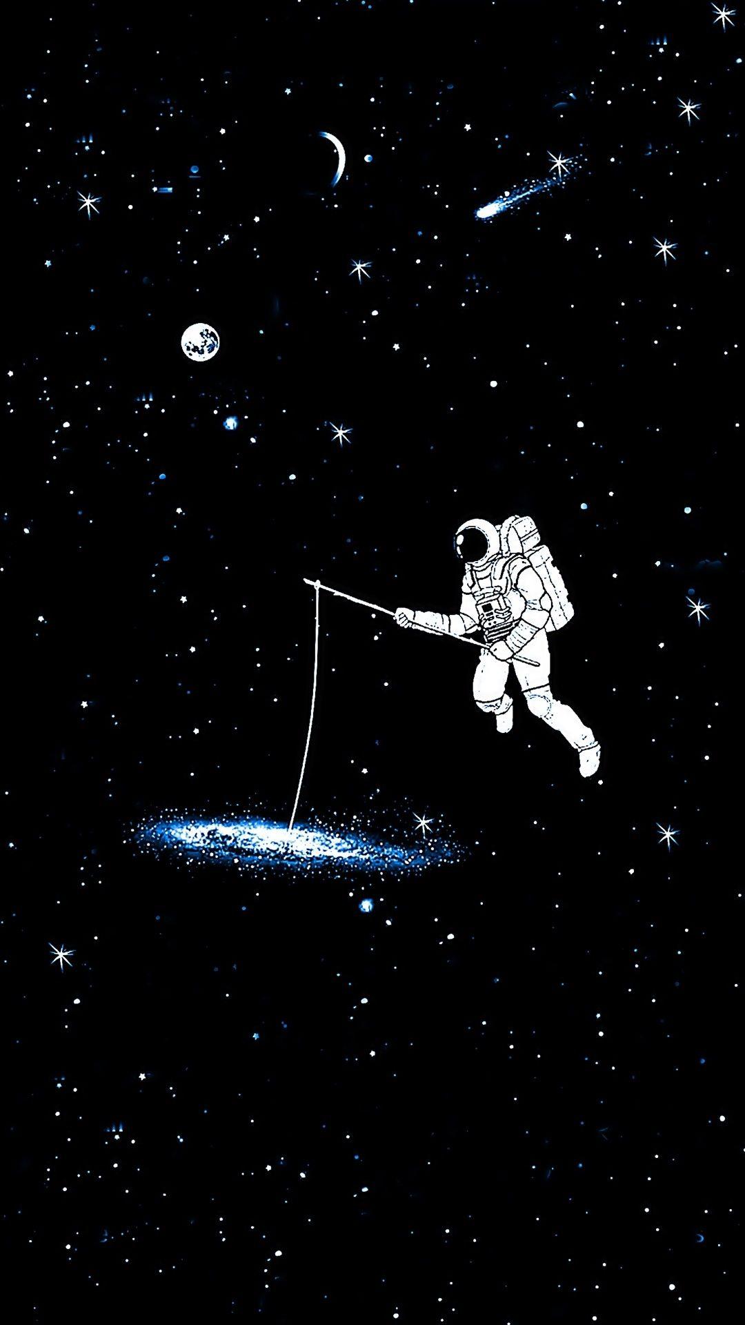 1080x1920 Samsung S8 Astronaut Wallpaper