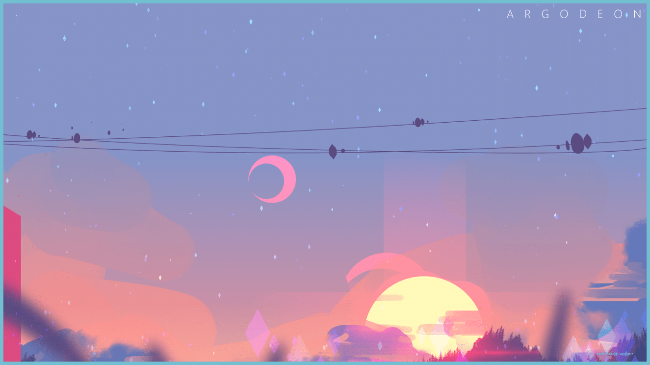 1325x744 Pink Anime Aesthetic Desktop Wallpaper Free Pink Anime Desktop Wallpaper