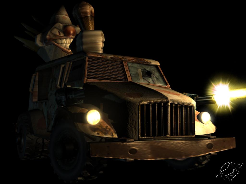 1024x768 Twisted Metal Black Sweet Tooth Truck
