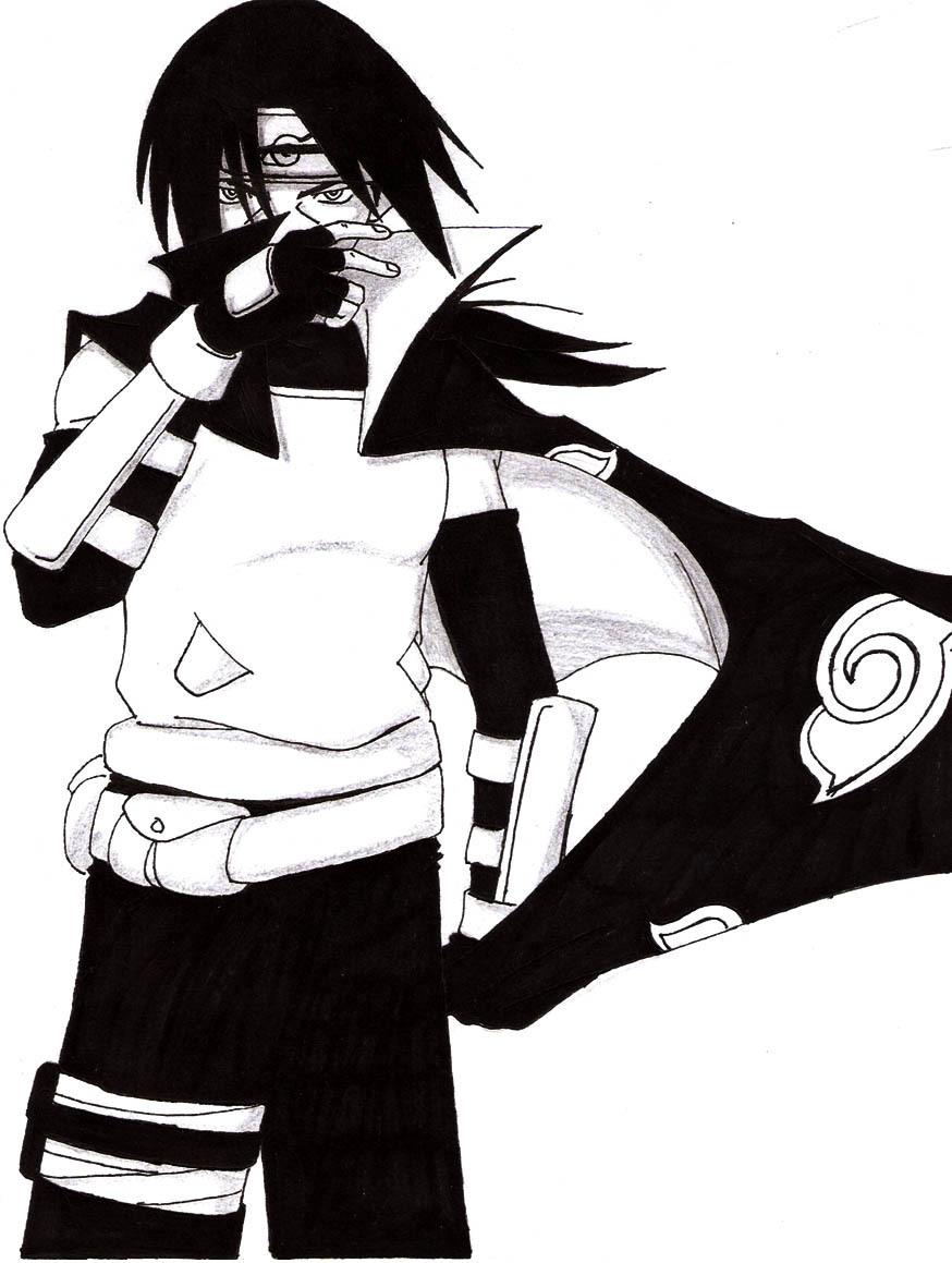 874x1159 Itachi Black And White Best Image