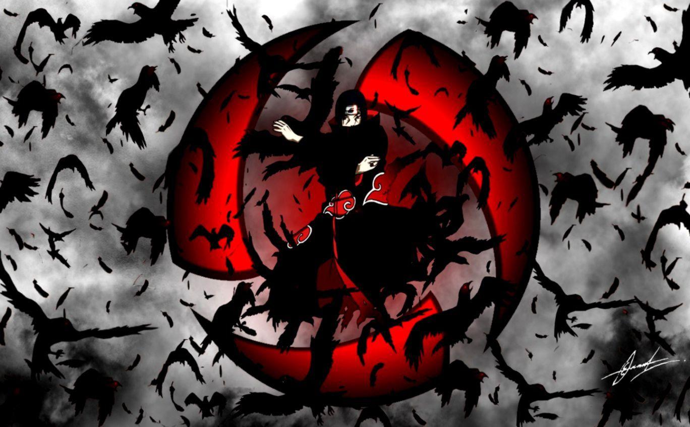 1368x846 Itachi Black Wallpaper