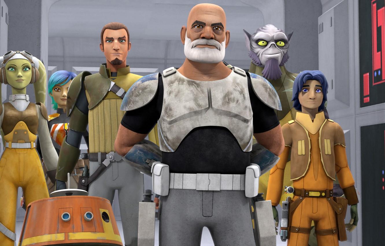 1332x850 Wallpaper heroes, Rex, Chopper, animated series, Star wars: Rebels, Zeb, Star Wars: Rebels, Gera, Singula, Sabine Wren, Ezra Bridger, Cainan Jarvis image for desktop, section фильмы
