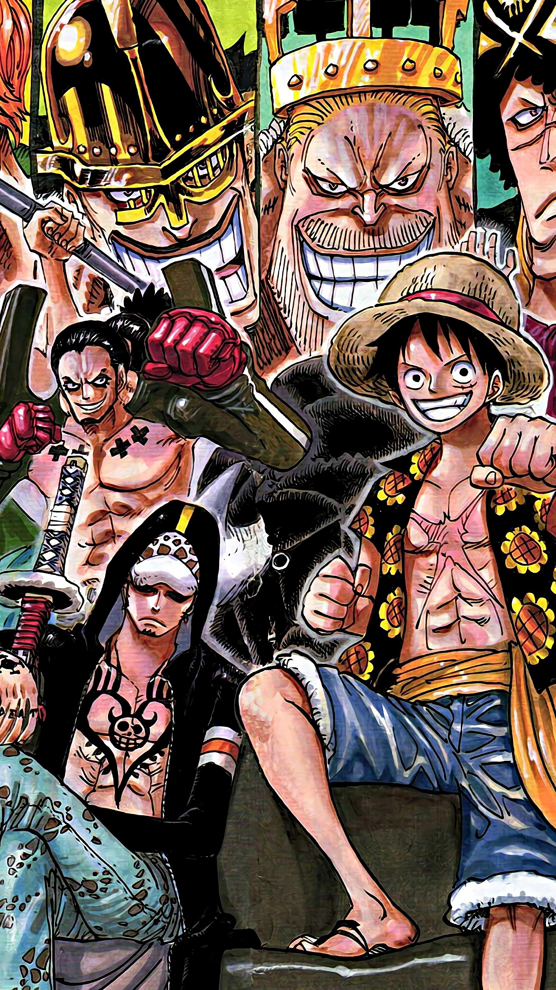 2160x3840 One Piece, Straw Hat Pirates, Grand Fleet, 4K phone HD Wallpaper, Image, Background, Photo and Picture. Mocah HD Wallpaper