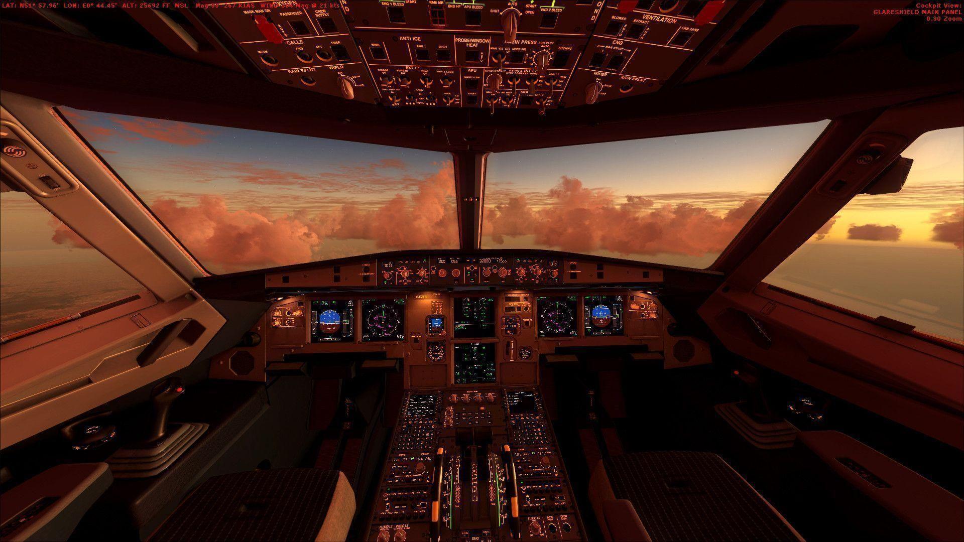 1920x1080 Cockpit Wallpaper. Cockpit wallpaper, Airbus a380 cockpit, Cockpit view