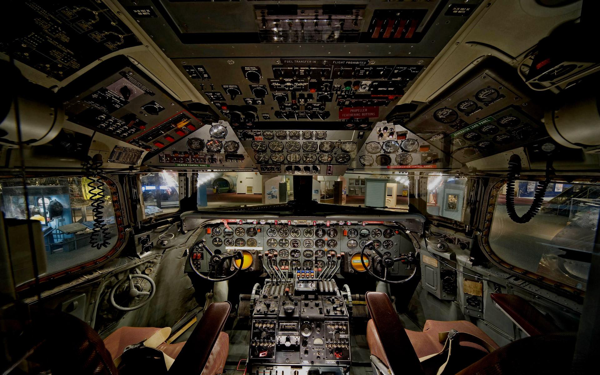 1920x1200 Airplane Cockpit Desktop Wallpaper