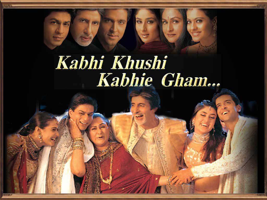 1024x768 Kabhie Khushi Kabhie Gham. Blockbuster film, Bollywood songs, Bollywood movies
