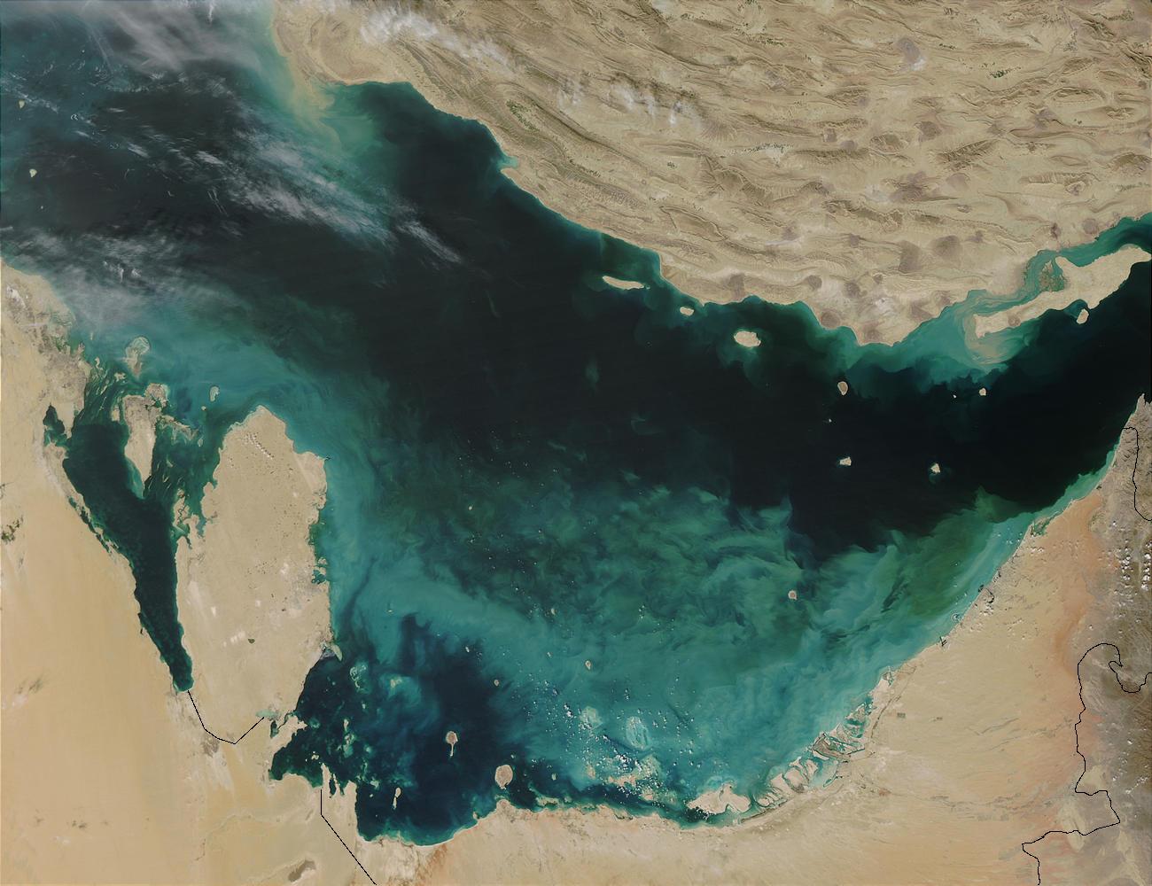 1300x1000 Satellite Image of Persian Gulf