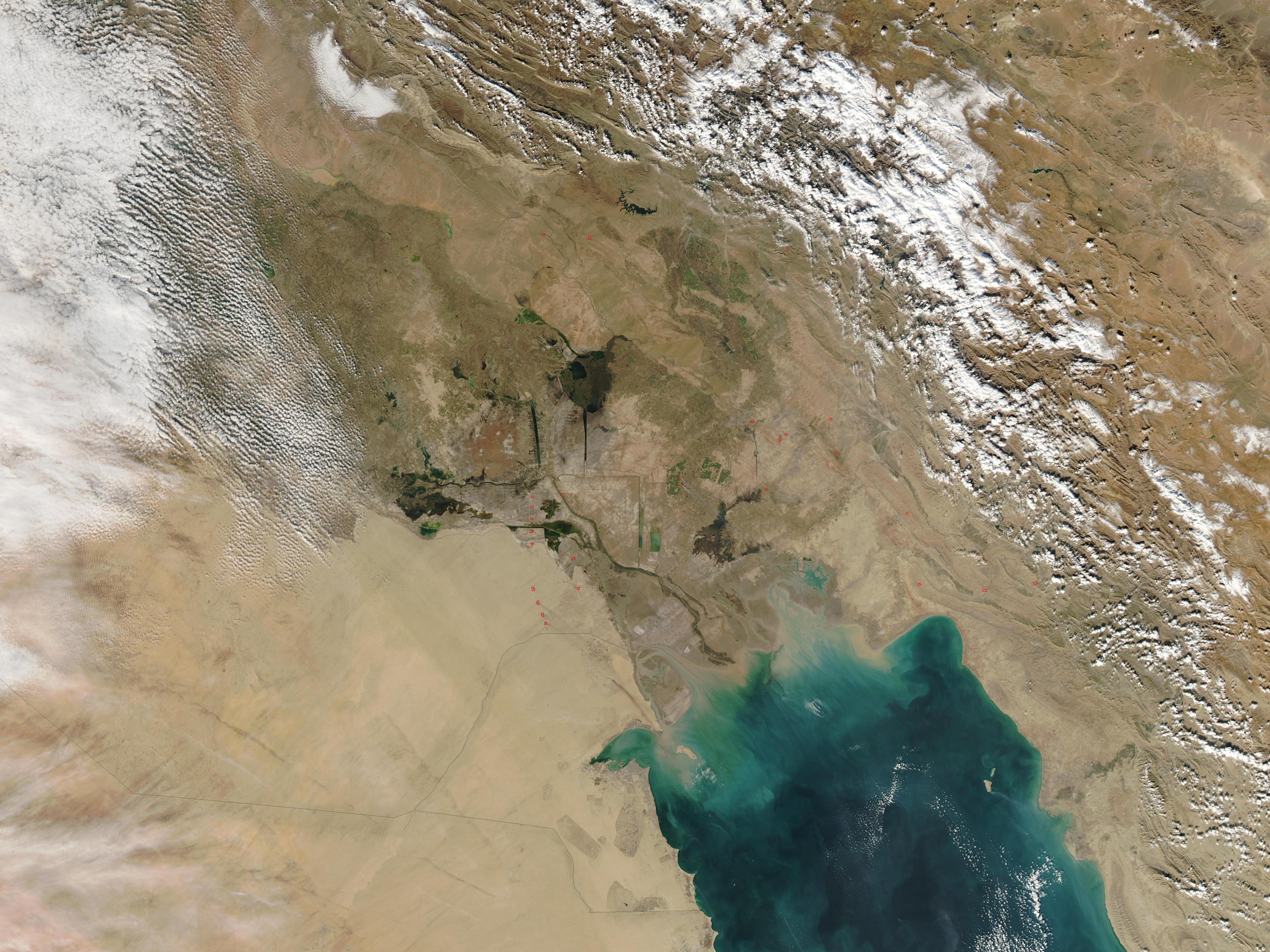 3200x2400 Persian Gulf (before floods)