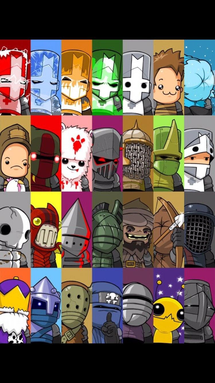 750x1334 My fave phone wallpaper: castlecrashers