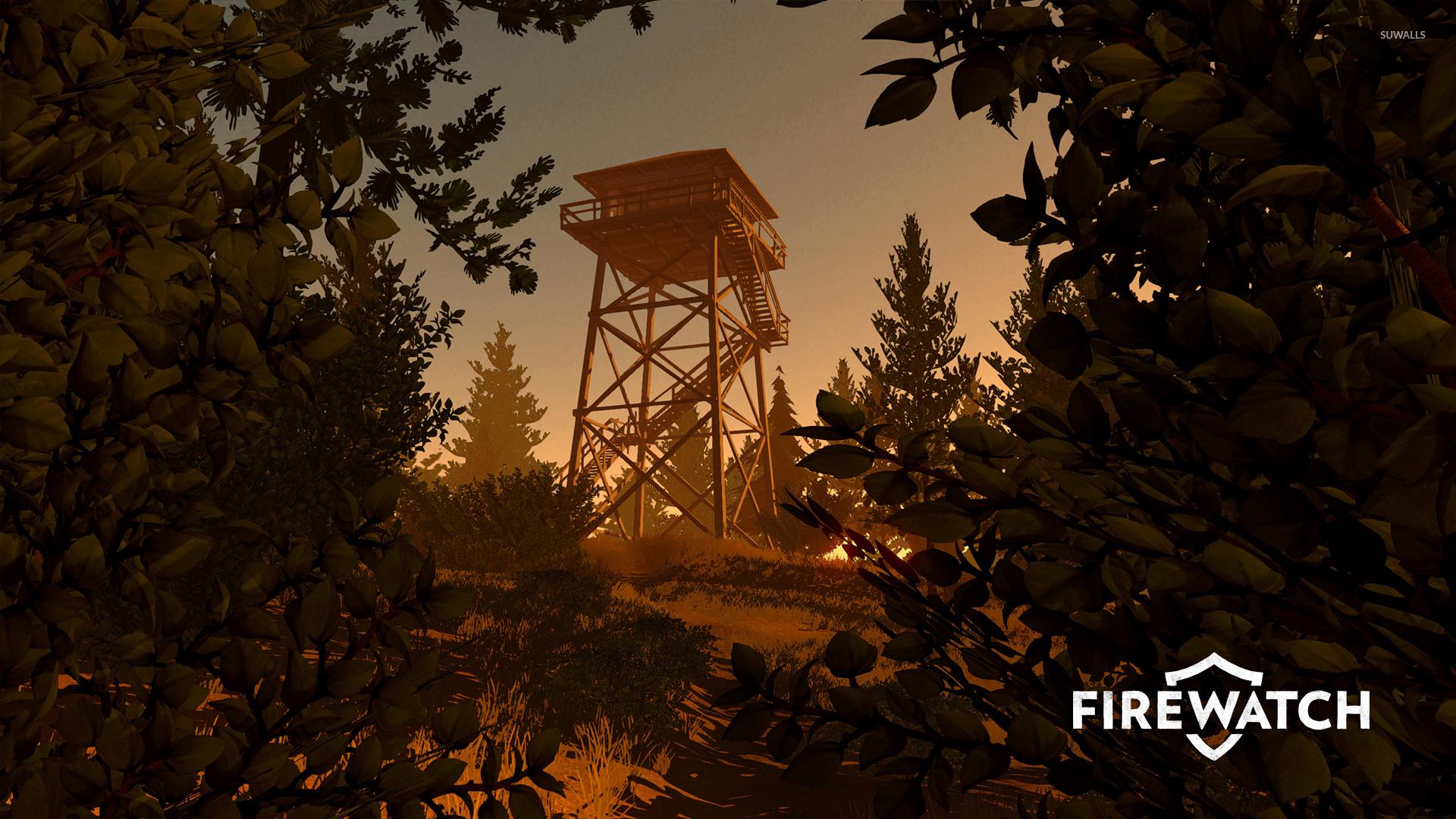 firewatch esque hd background