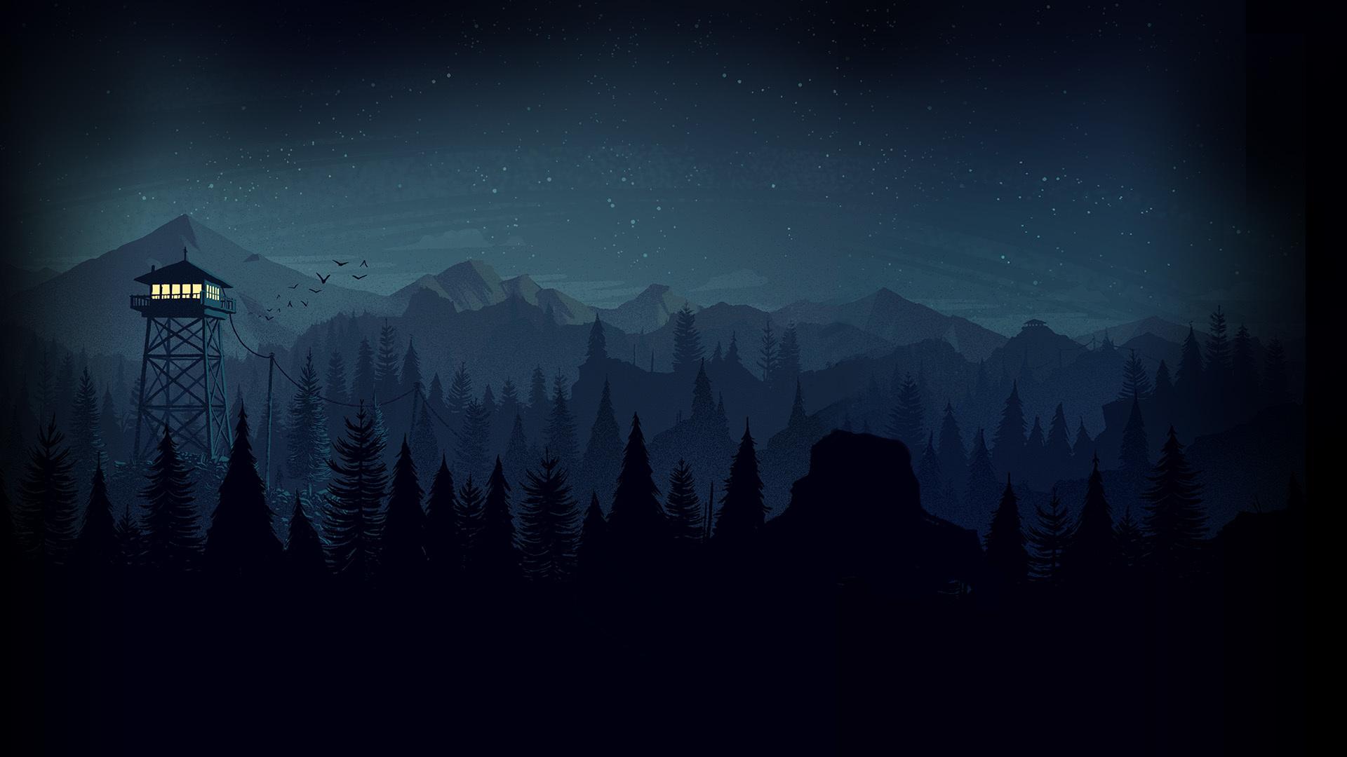 1920x1080 Firewatch: Night Tower
