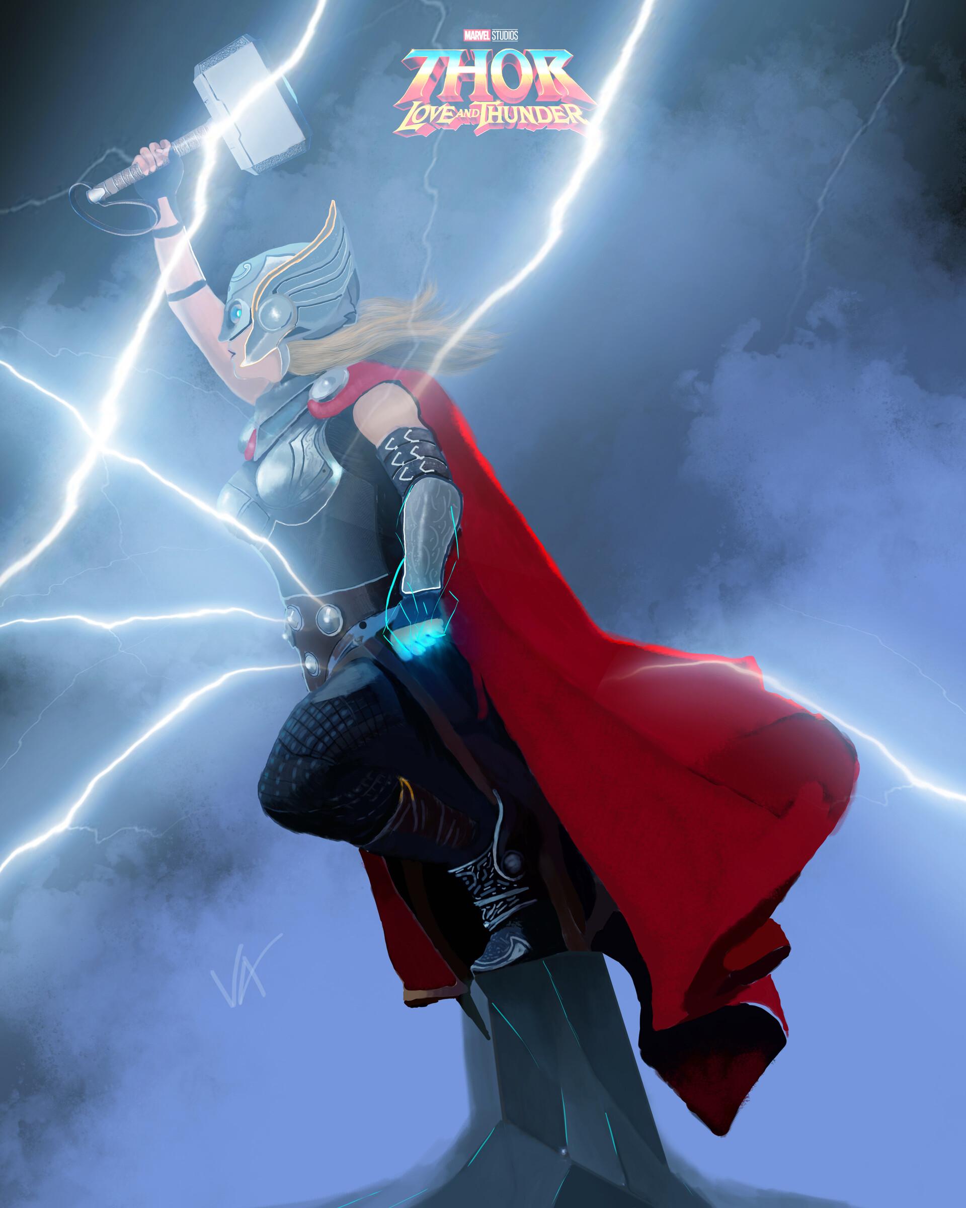 1920x2400 Jane foster as Thor, Azmat Munshi