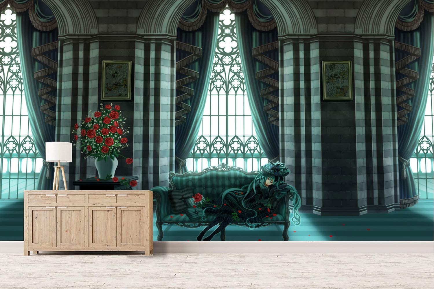 1500x1000 ZXJWZW Hatsune Miku Cartoon Anime Wallpaper Tv Sofa Background 3D Wallpaper Mural for House Kids Living Bedroom Office Gym Shop Hallway Studio Wall Art Decor, 150cmx105cm(W×H) : Amazon.co.uk: DIY & Tools