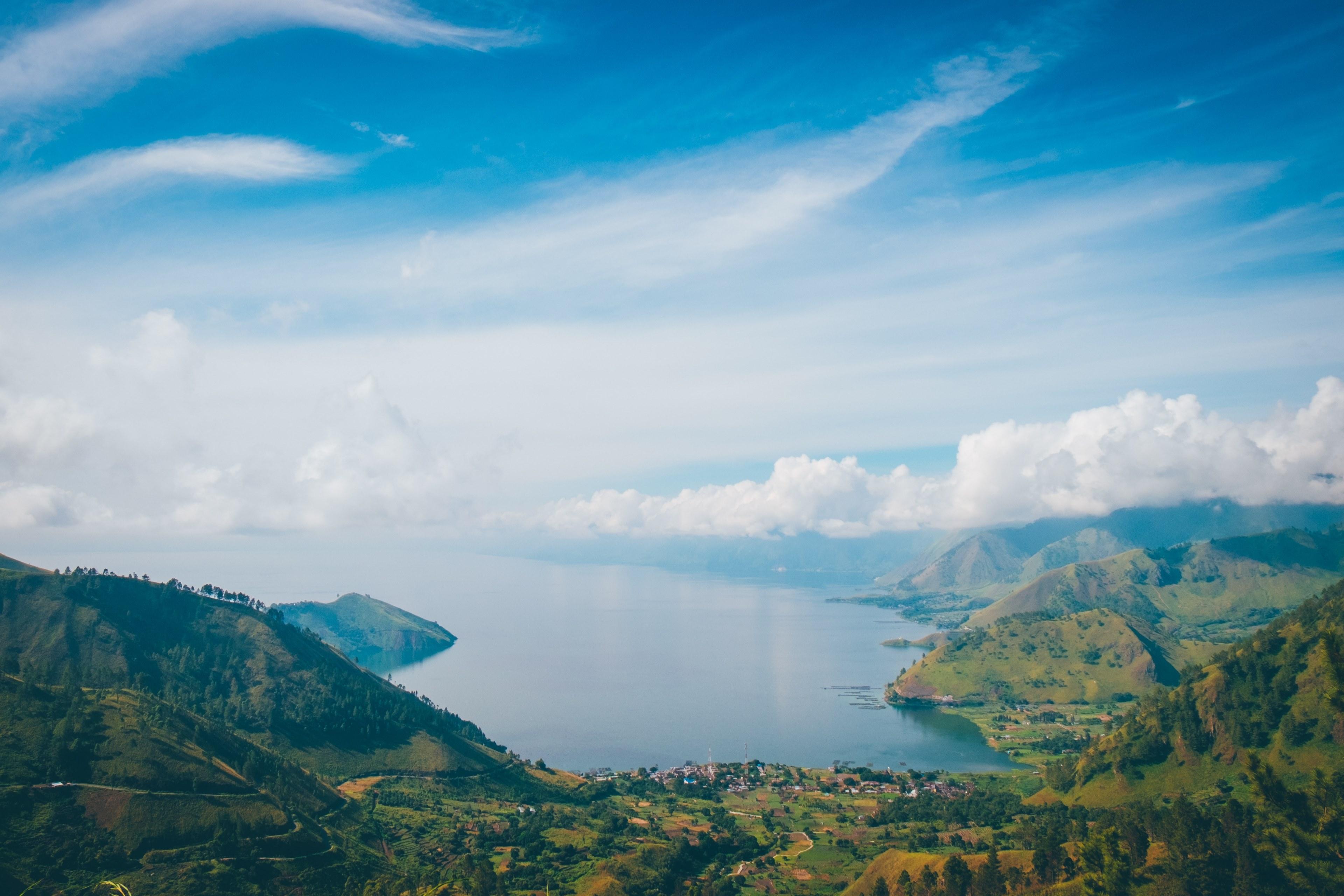 3840x2560 Wallpaper / lake toba 4k wallpaper
