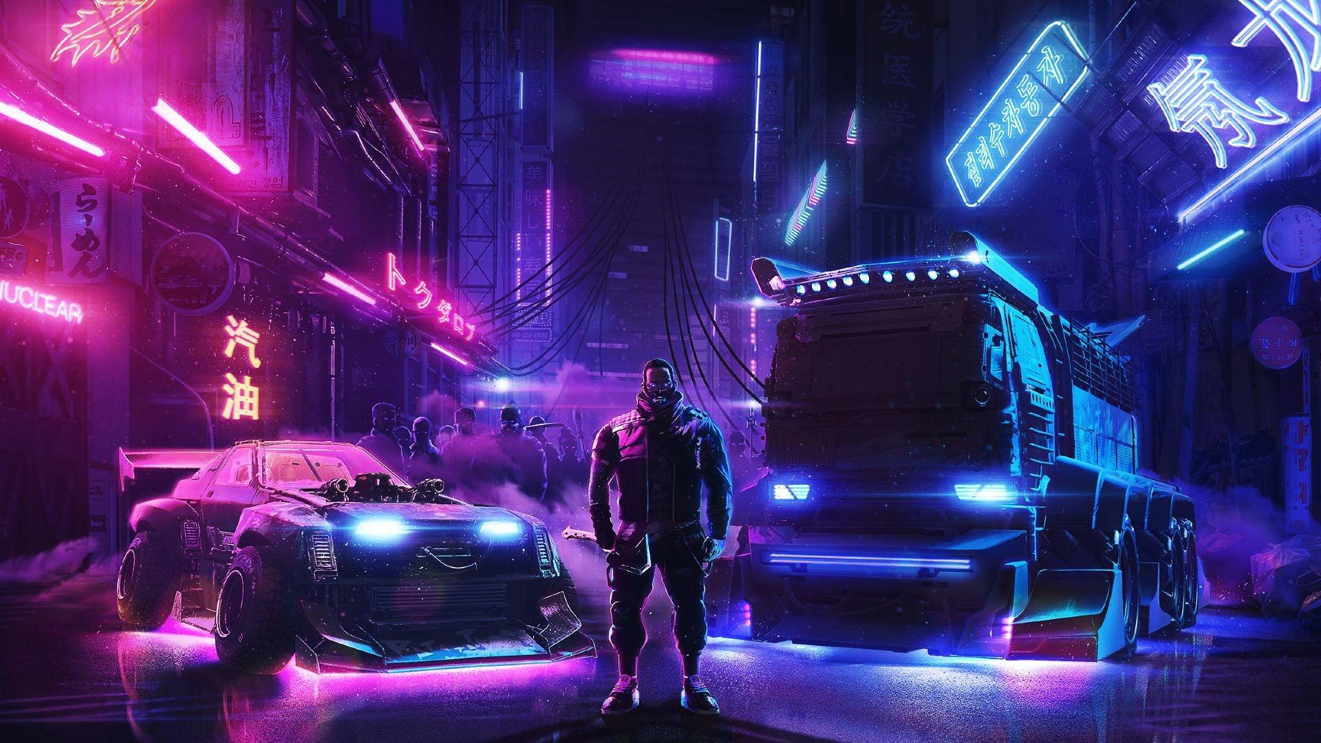 Cyberpunk 2077 4K Wallpaper – CyberBug colors – SyanArt Station