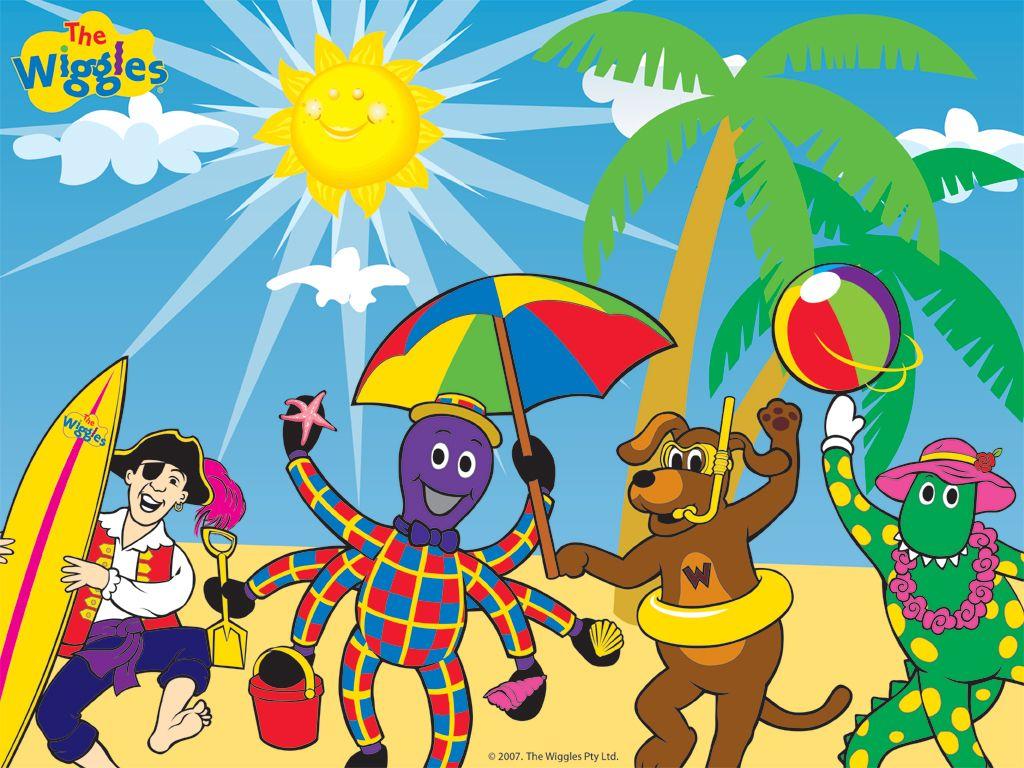 1024x768 THE WIGGLES Wallpaper: The Wiggles Friends On The Beach. The wiggles, Wiggle, Beach wallpaper