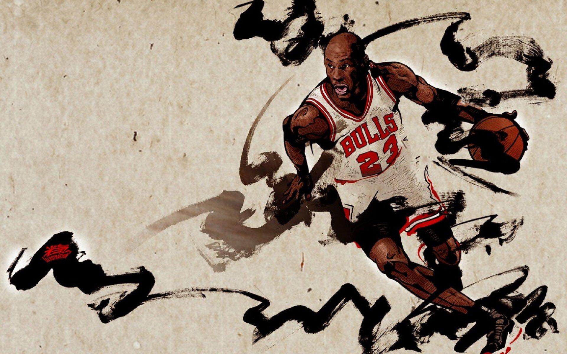 1920x1200 Michael Jordan Bulls Jersey Wallpaper