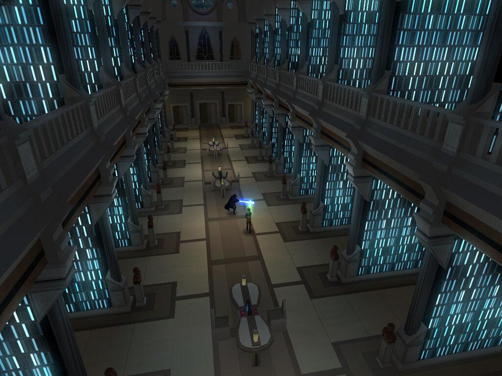 1024x768 Jedi Temple. Star Wars Games
