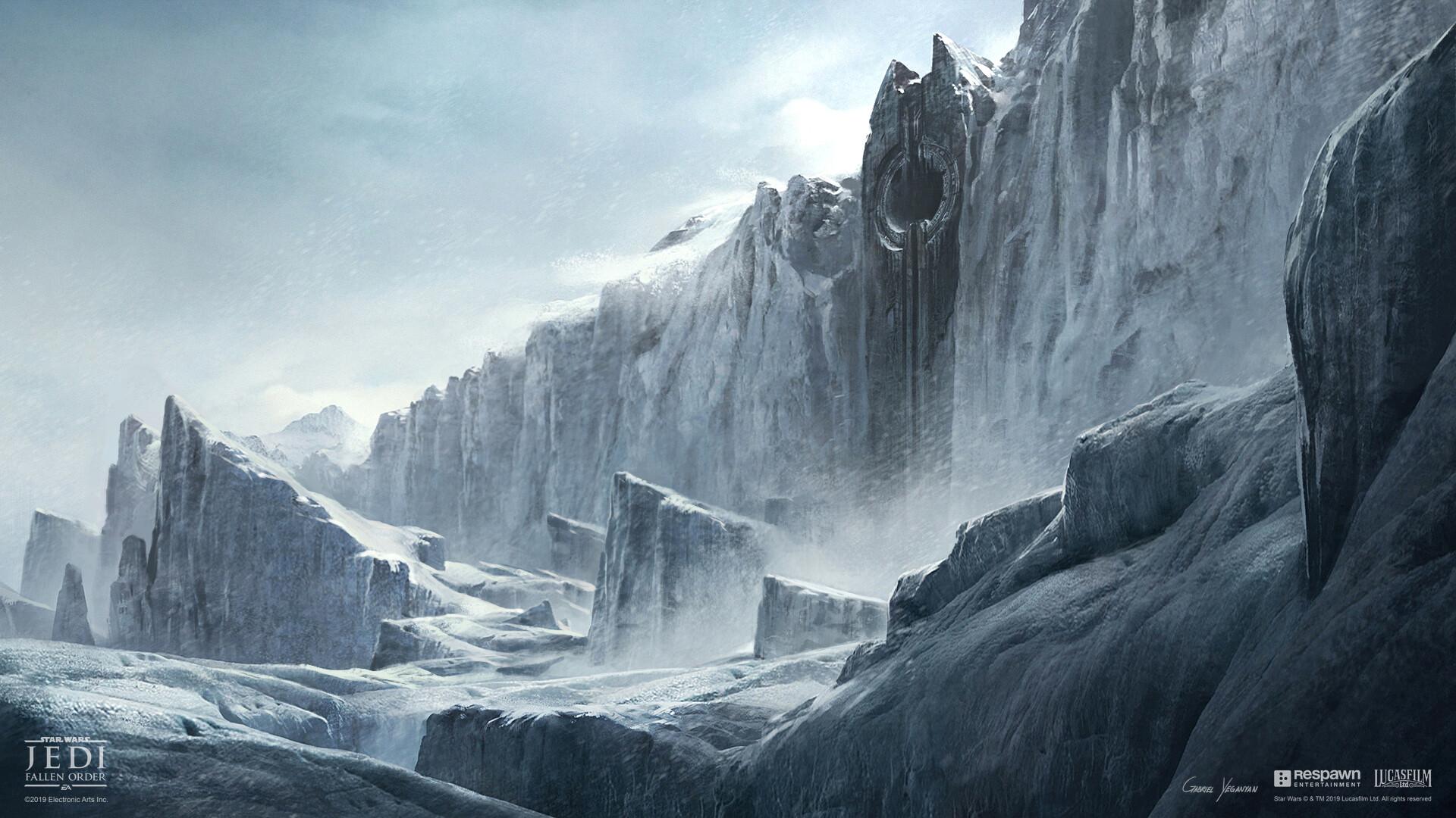 1920x1080 Star Wars Jedi: Fallen Order. Ilum Jedi Temple Exterior