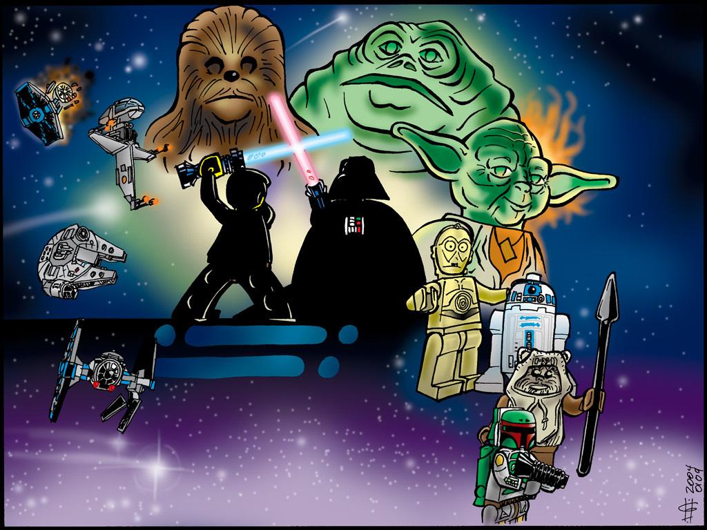 1024x768 Star Wars Episode VI: Return of the Jedi. Lego Star Wars