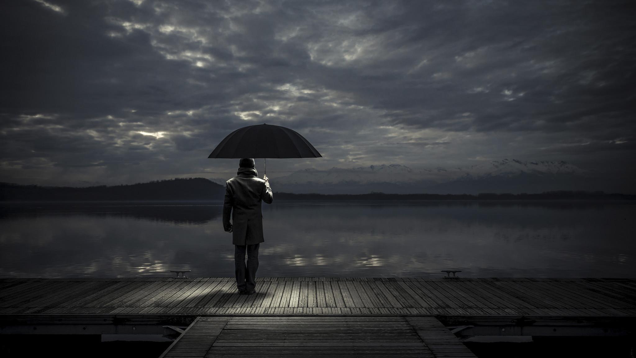 2048x1152 Sad Man HD Wallpaper
