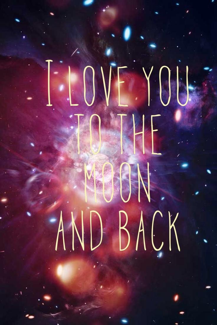 736x1104 Love You To The Moon And Back Galaxy