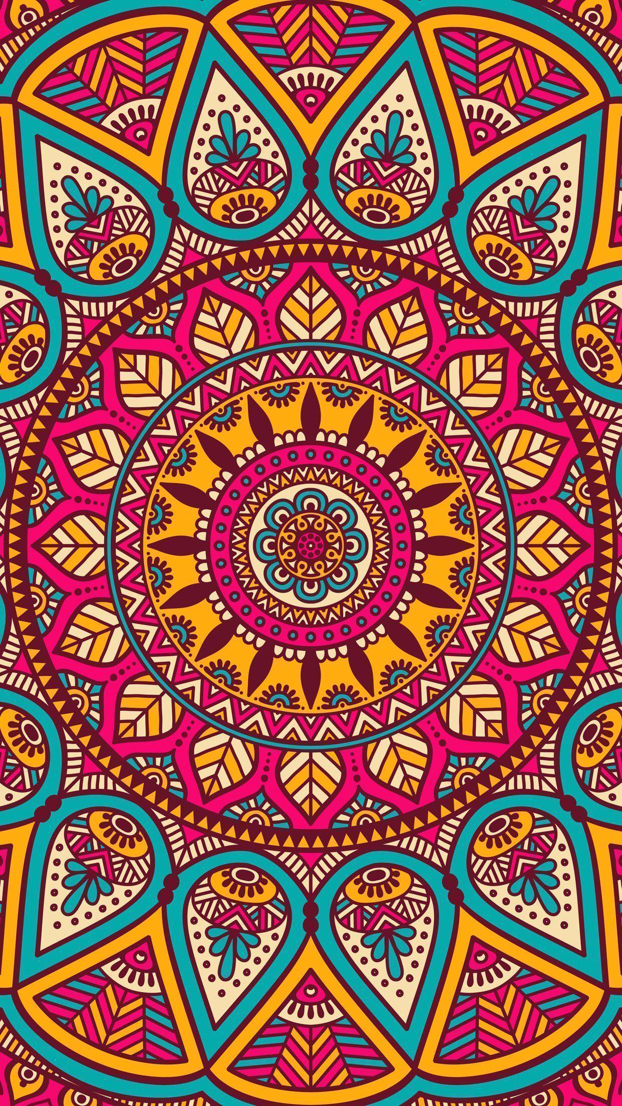 1242x2208 Mandala Wallpaper 4K for Android
