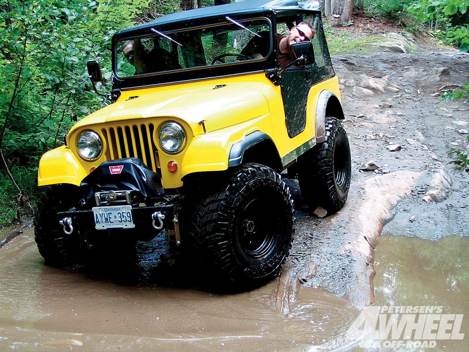 1600x1200 HD Wallpaper: Yellow Jeep in Jungle. Jeep, Carros, Jipes