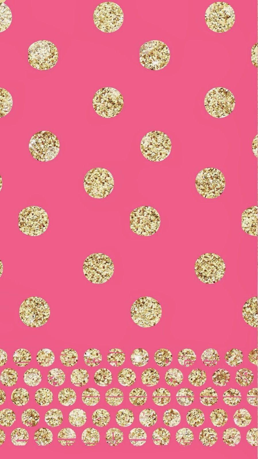898x1600 iPhone 5 Wallpaper Background and glitter polka dots. Dress