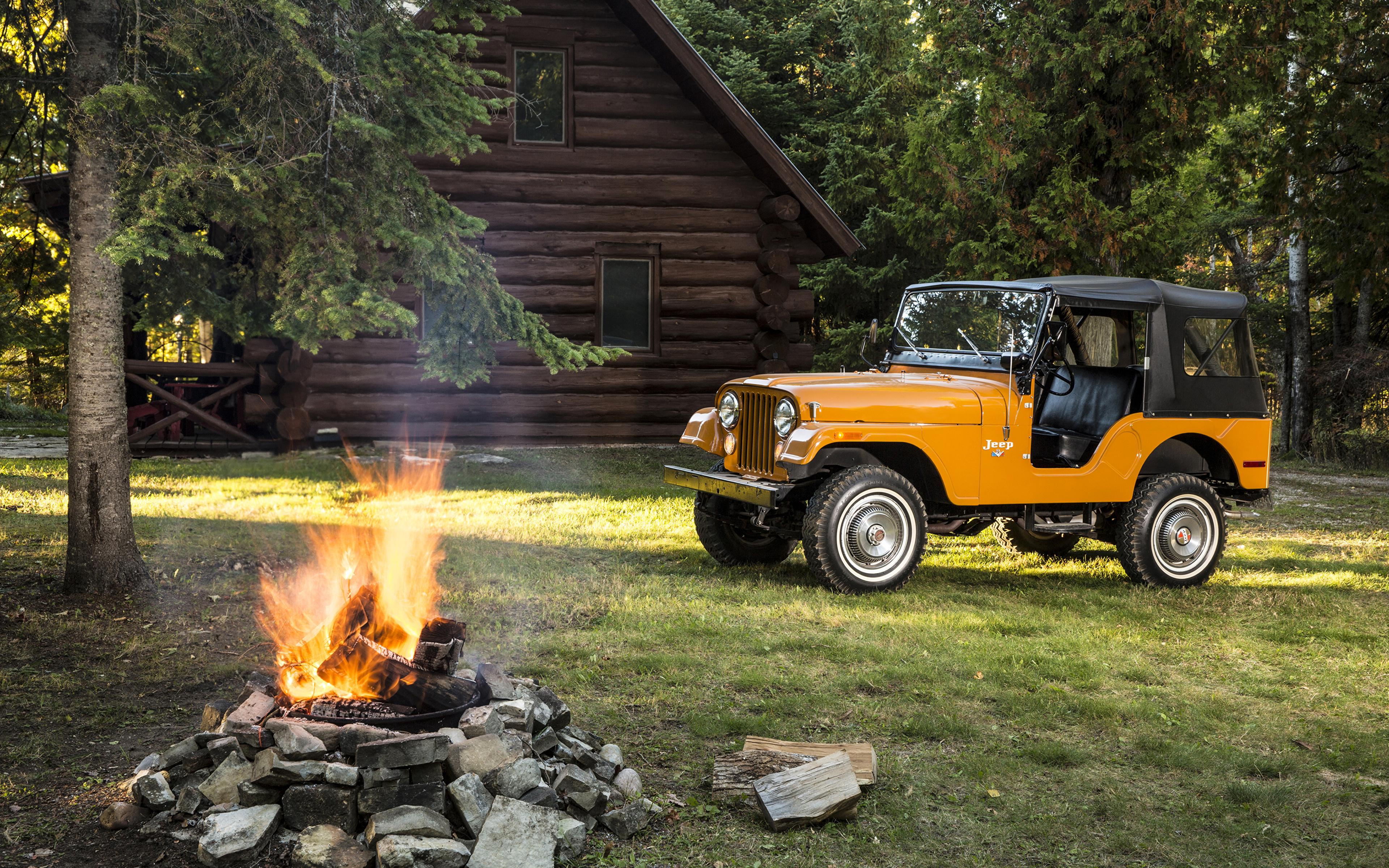 3840x2400 image 1954 83 Jeep CJ 5 Retro Cars 3840x2400