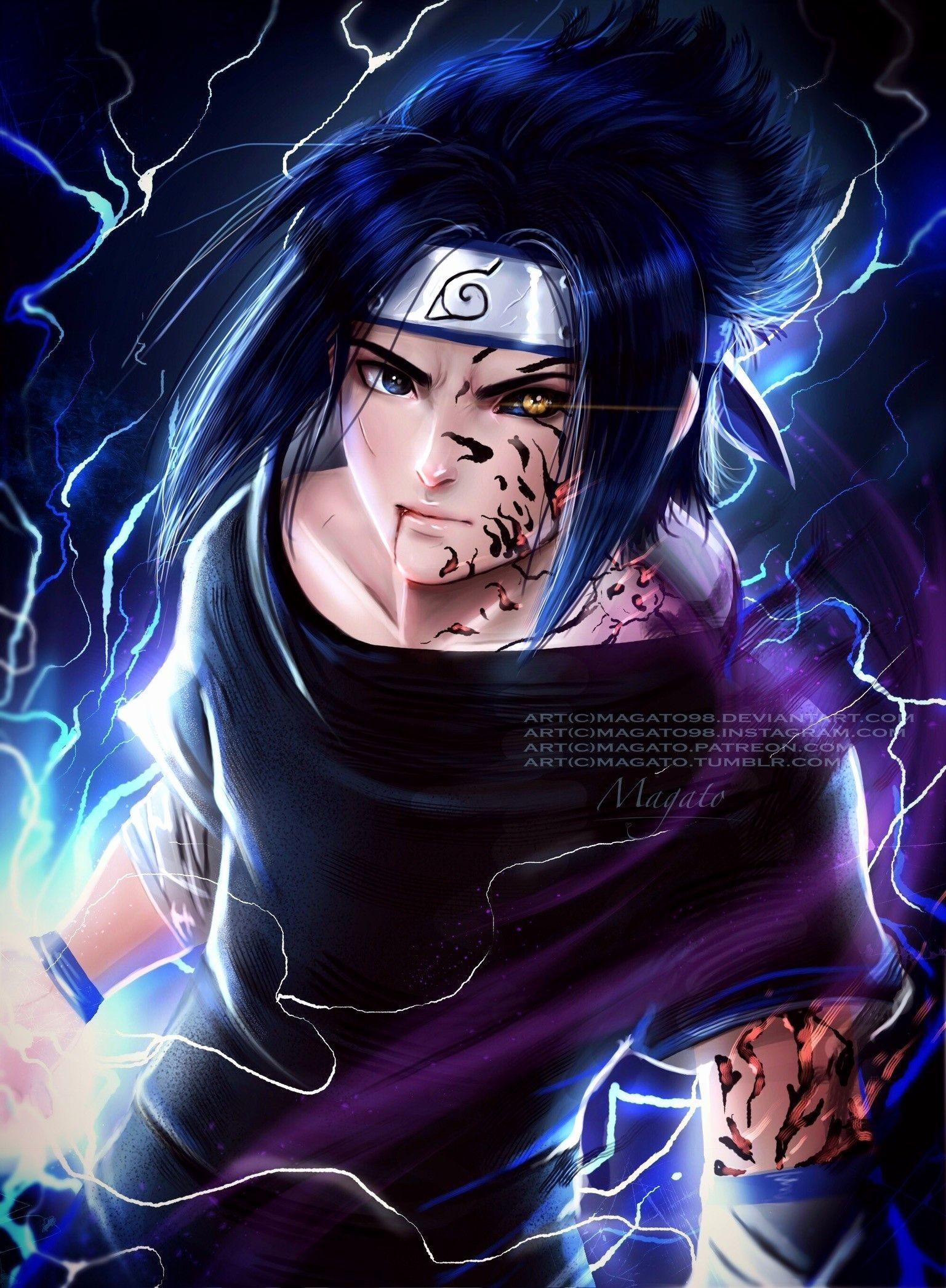 1537x2093 Sasuke Chidori Wallpaper (best Sasuke Chidori Wallpaper and image) on WallpaperChat