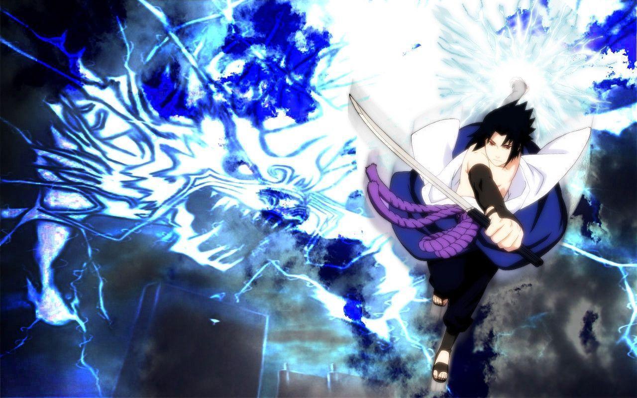 1280x800 Sasuke Rinnegan Chidori