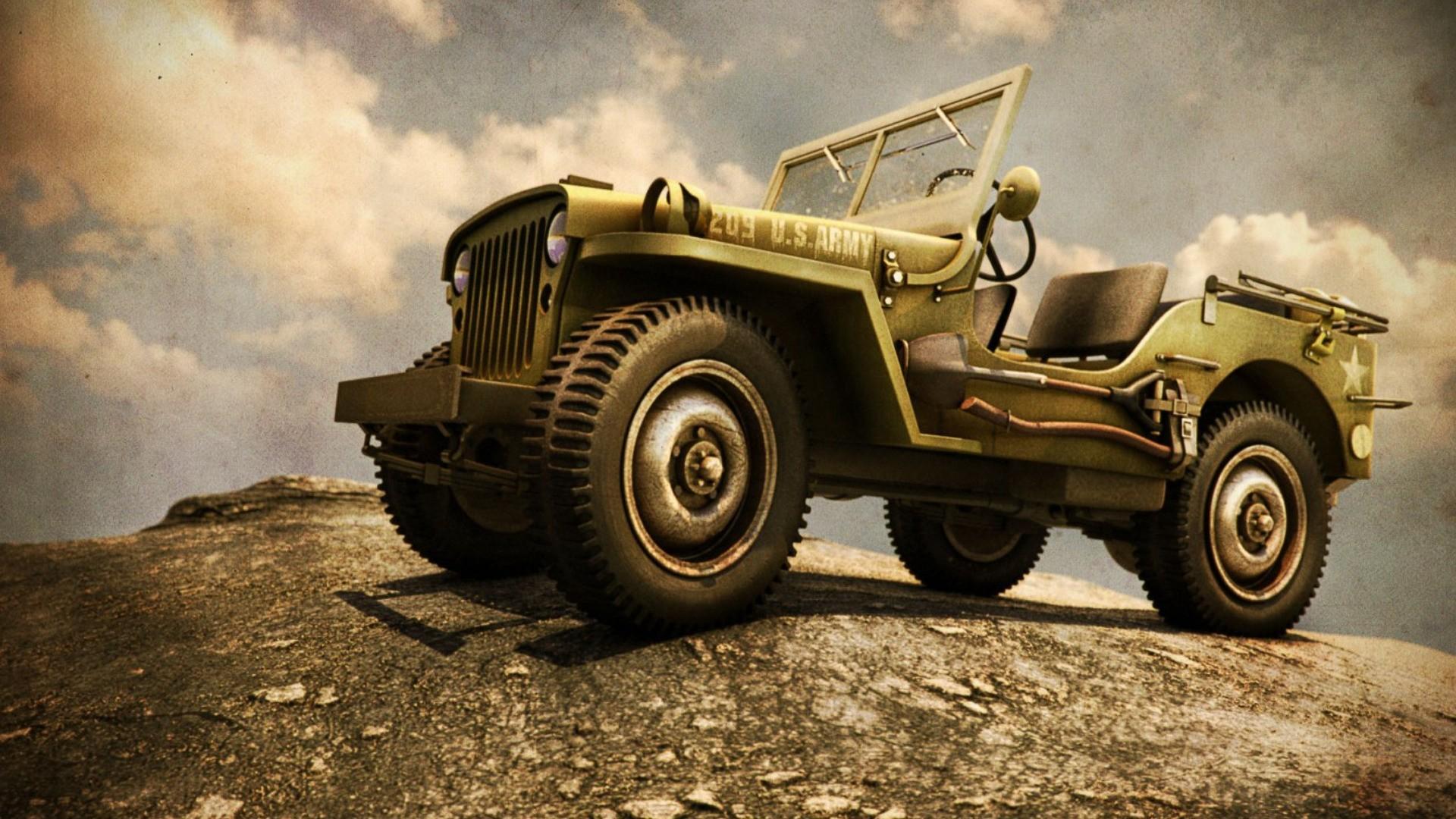 1920x1080 Willys Jeep Wallpaper HD HD Wallpaper