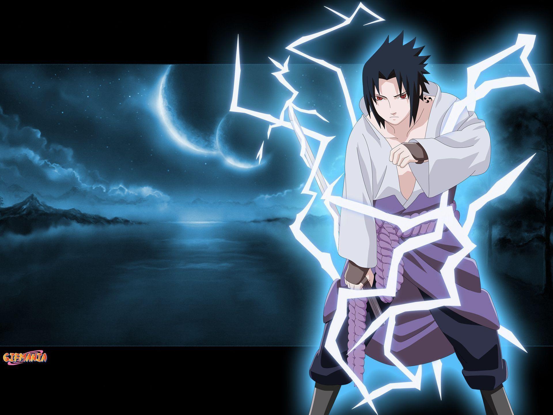1920x1440 Sasuke Chidori Wallpaper