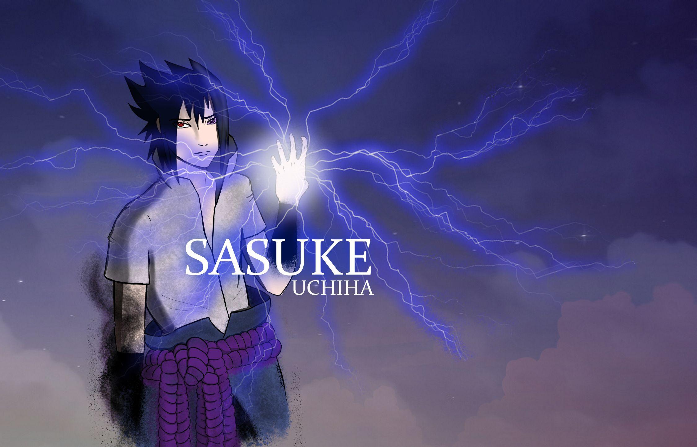 2249x1444 Sasuke Uchiha Chidori fanart Wallpaper. Uchiha, Sasuke, Sasuke uchiha