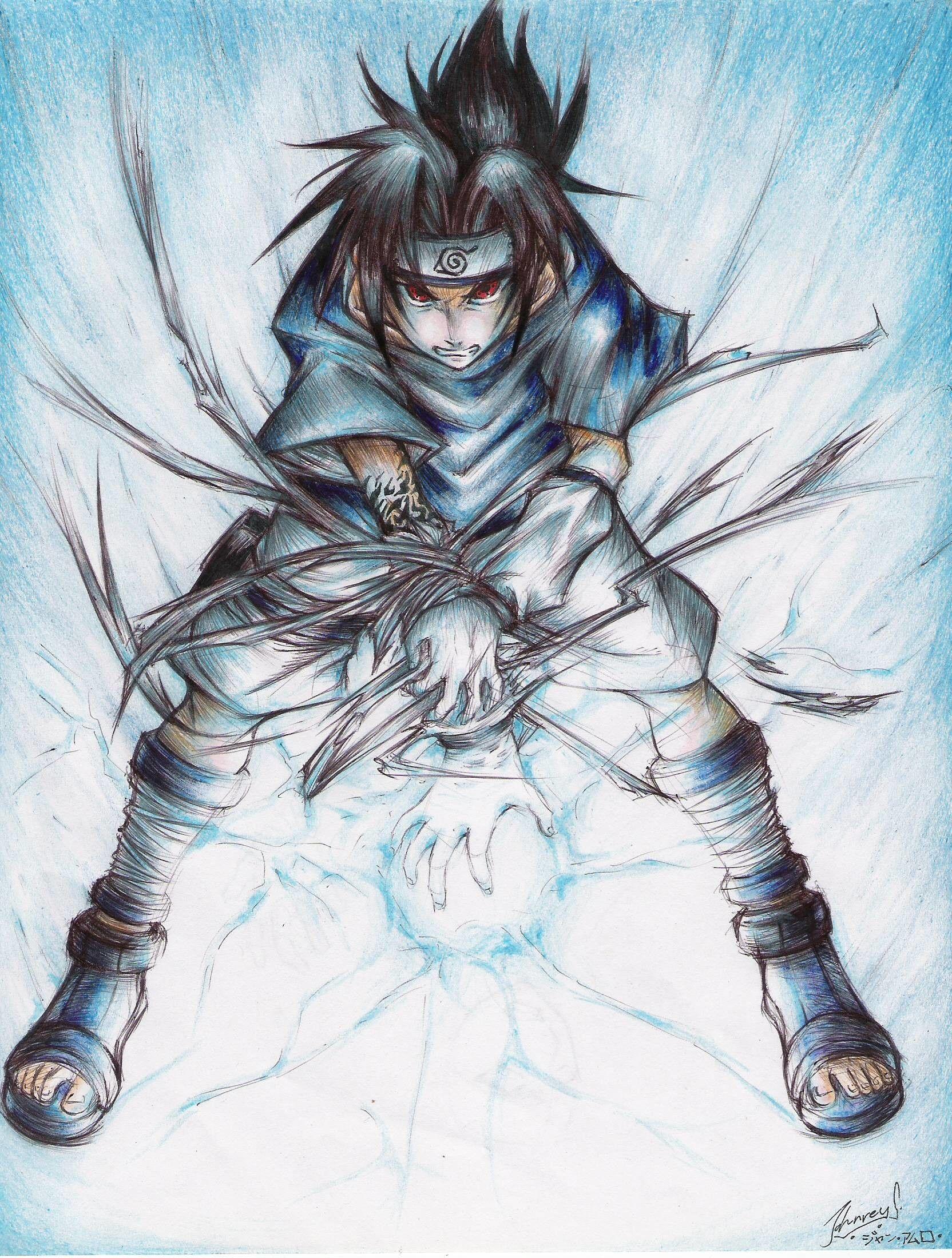 1664x2200 Sasuke Uchiha Wallpaper