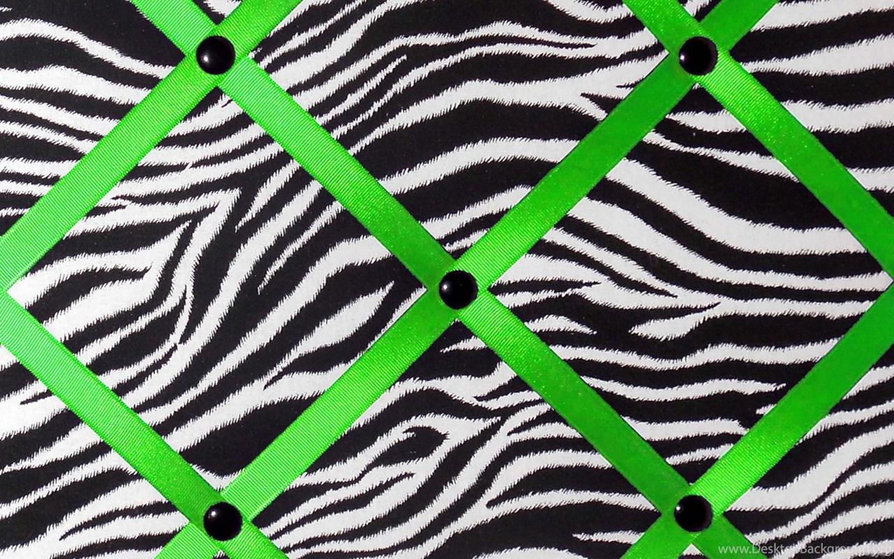 1280x800 Neon Green Zebra Print Background Desktop Background