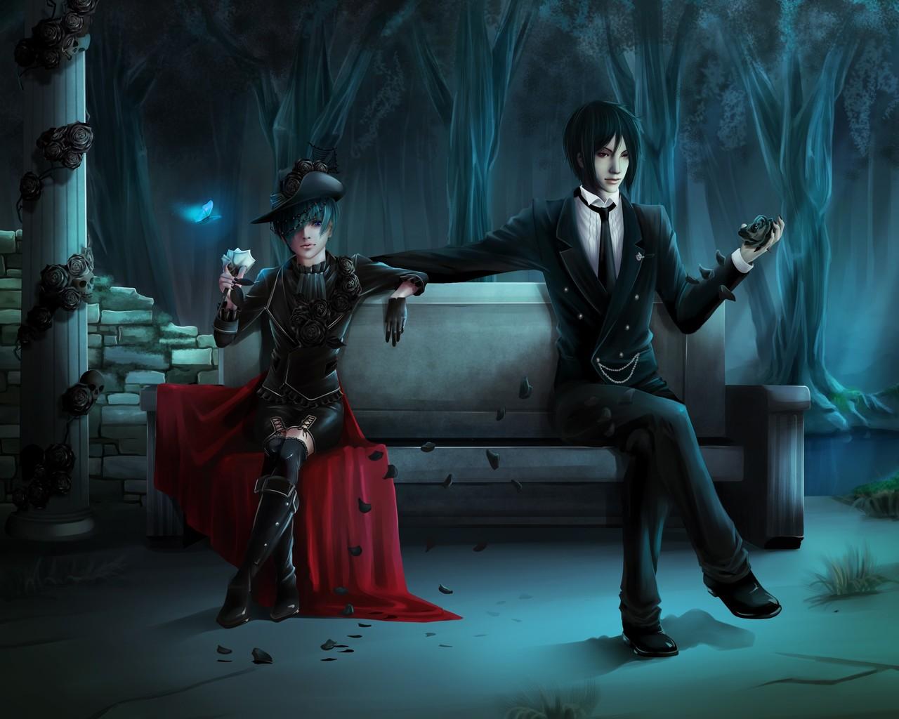 1280x1024 Anime Boy HD Wallpaper Michaelis Black Butler HD Wallpaper