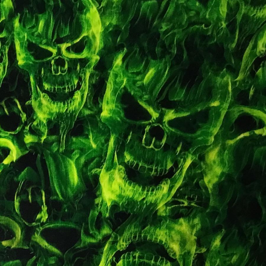Green Fire Skull Wallpapers - Top Free Green Fire Skull Backgrounds ...