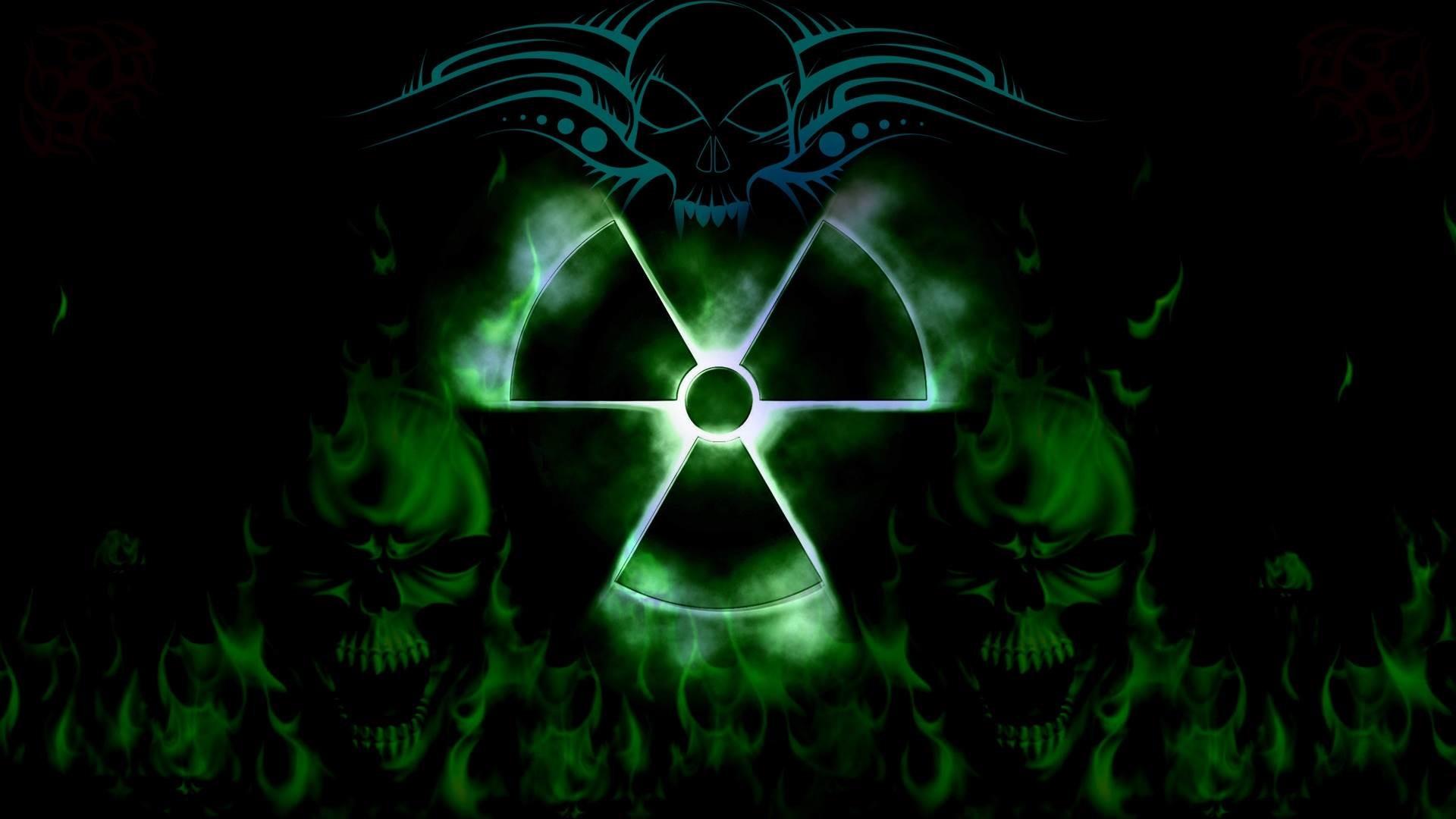 1920x1080 Red Flaming Skull