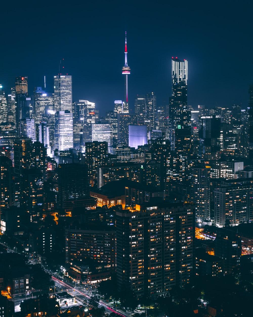 Toronto Night Wallpapers - Top Free Toronto Night Backgrounds -  WallpaperAccess