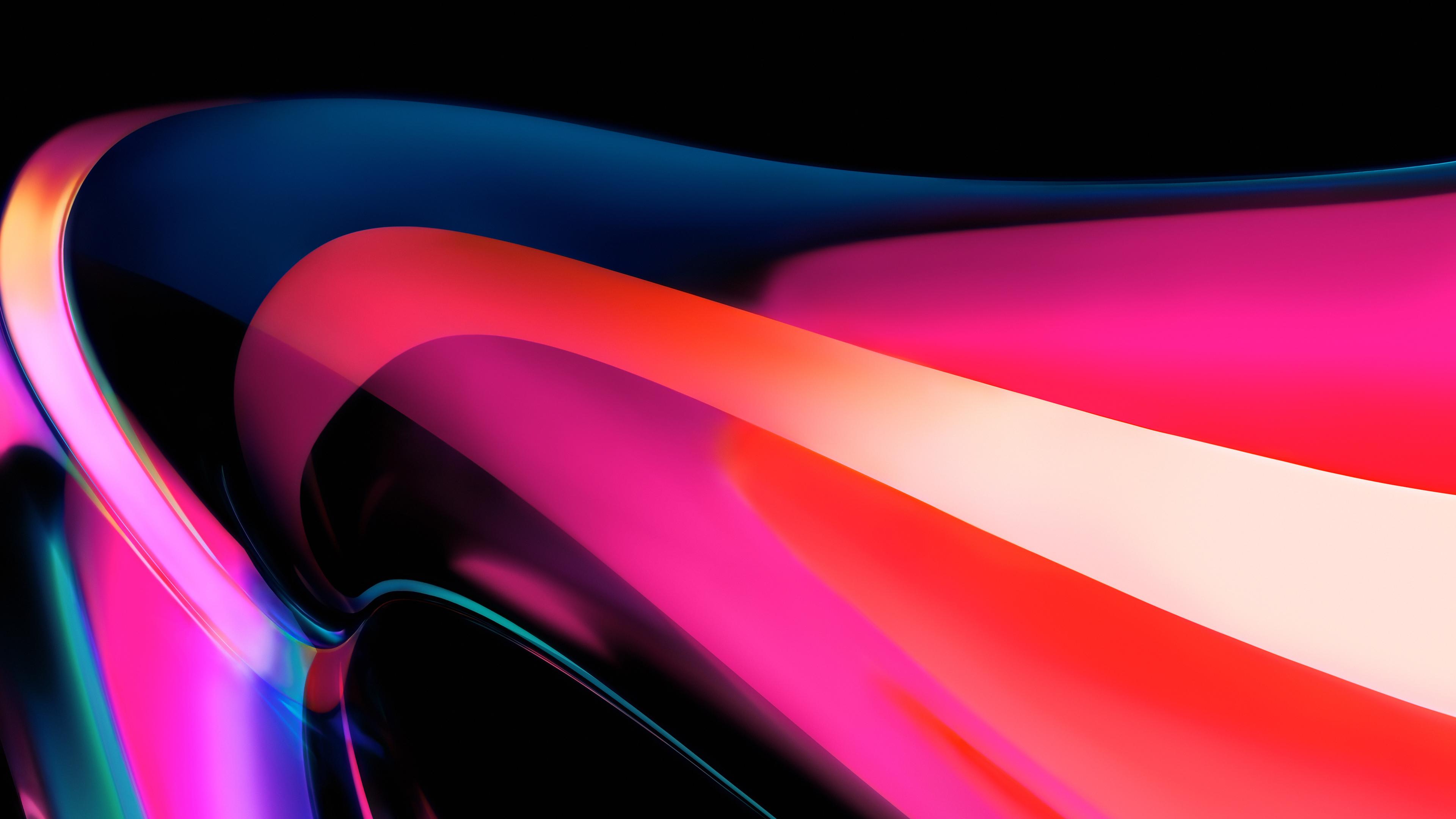 3840x2160 MacBook Pro, Apple M Multicolor, Pink, Glossy, 4k Free deskk wallpaper, Ultra HD