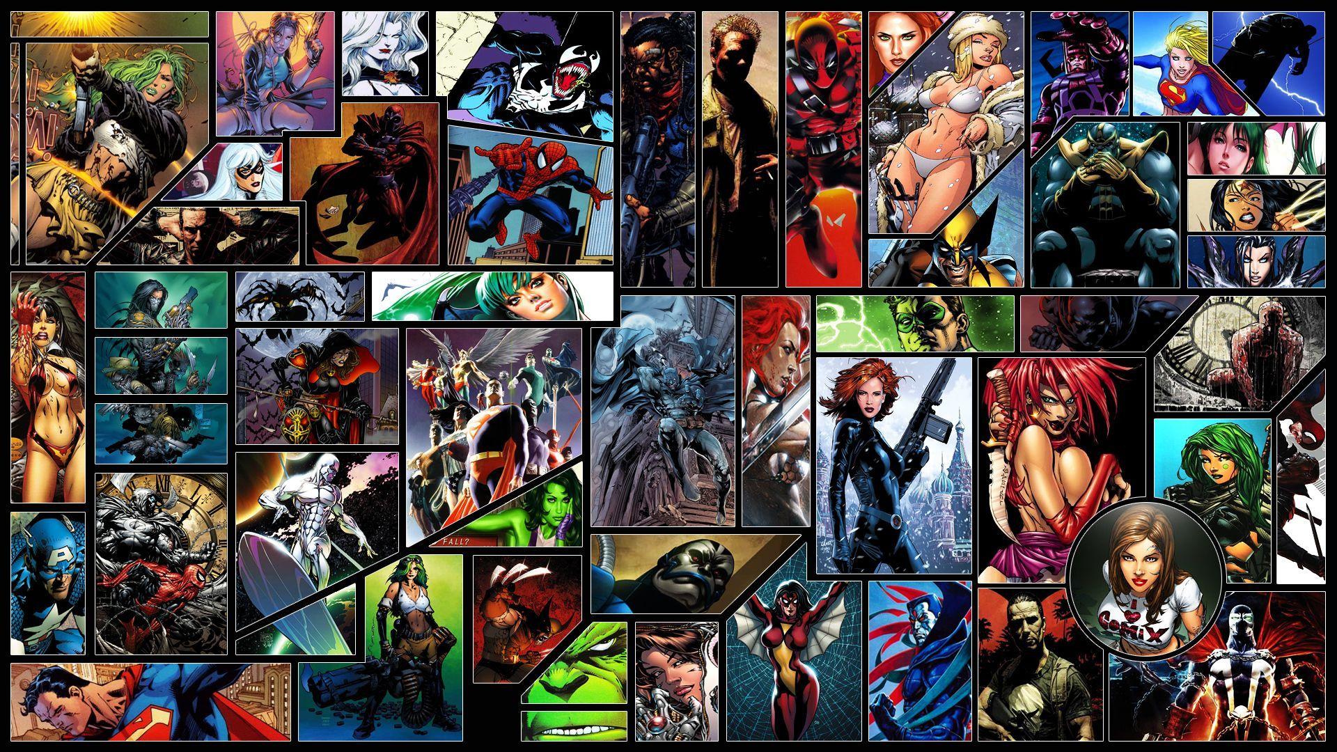 Marvel And DC Characters Wallpapers - Top Free Marvel And DC Characters ...