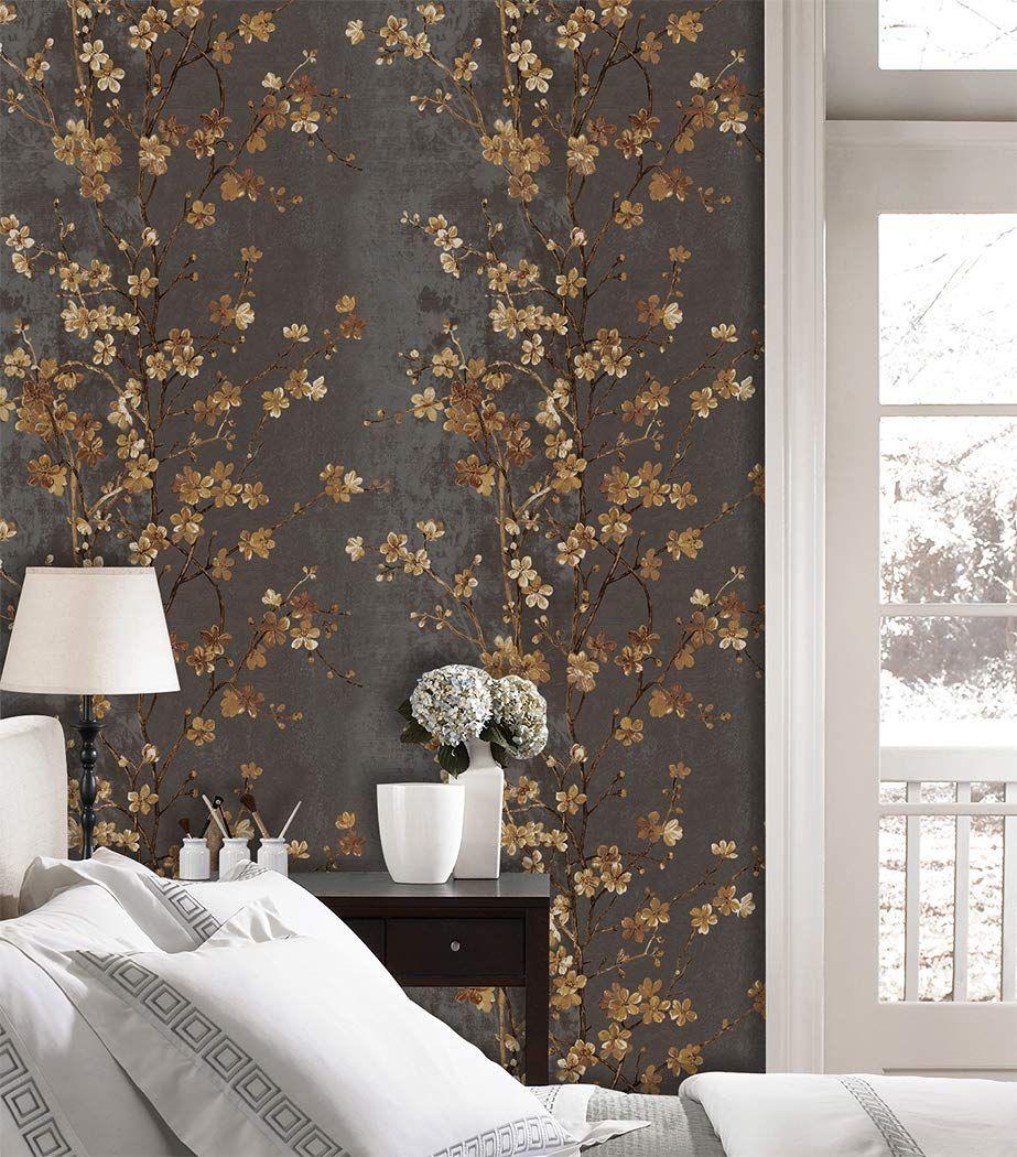 923x1050 JZ·HOME 2618 Vintage Floral Wallpaper