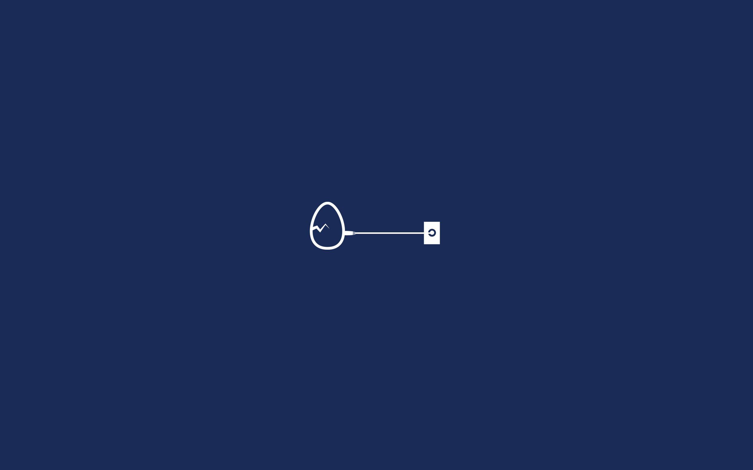 2560x1600 Dark Blue Minimalist Wallpaper iPhone