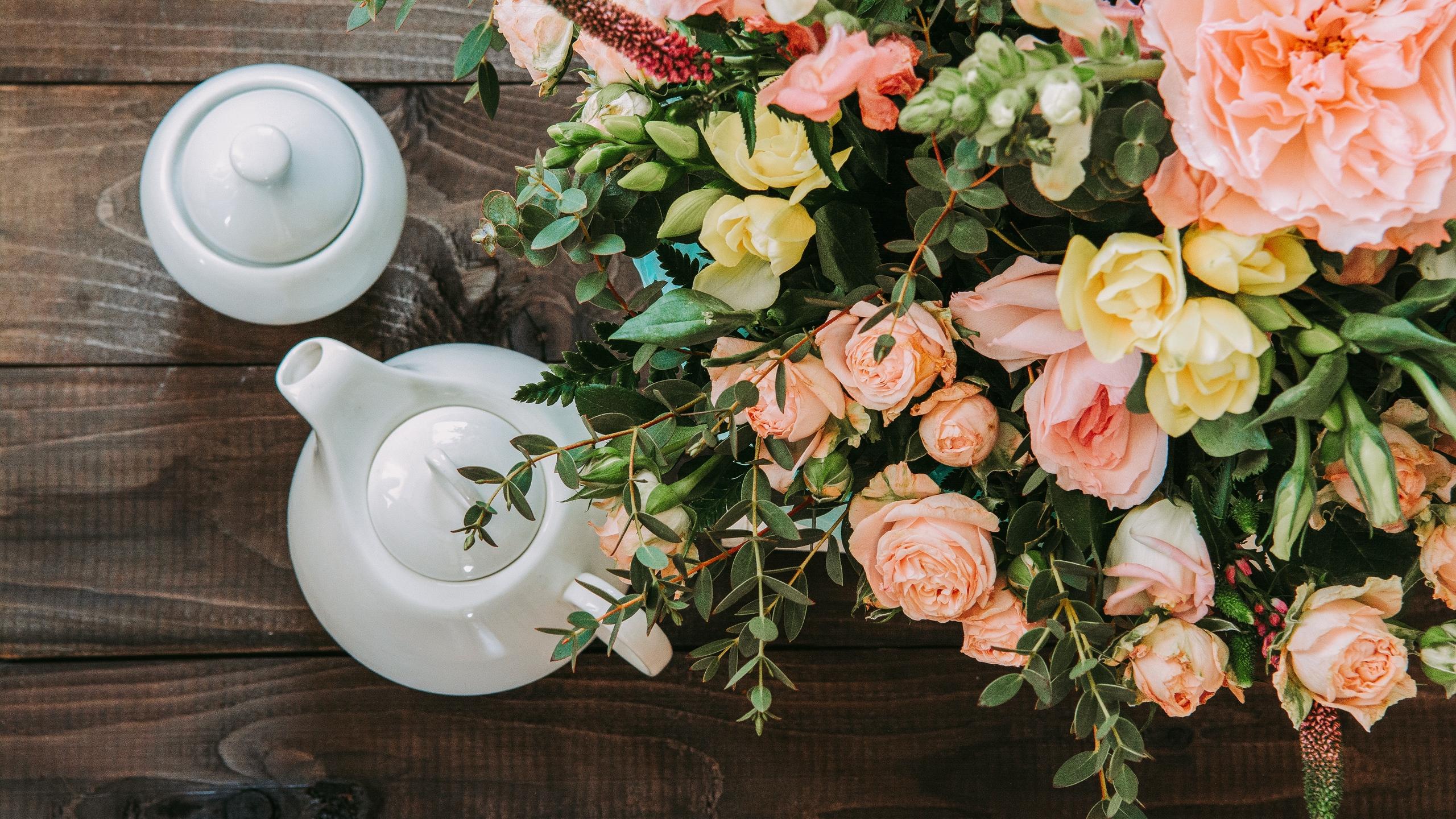 2560x1440 Tea Party Wallpaper