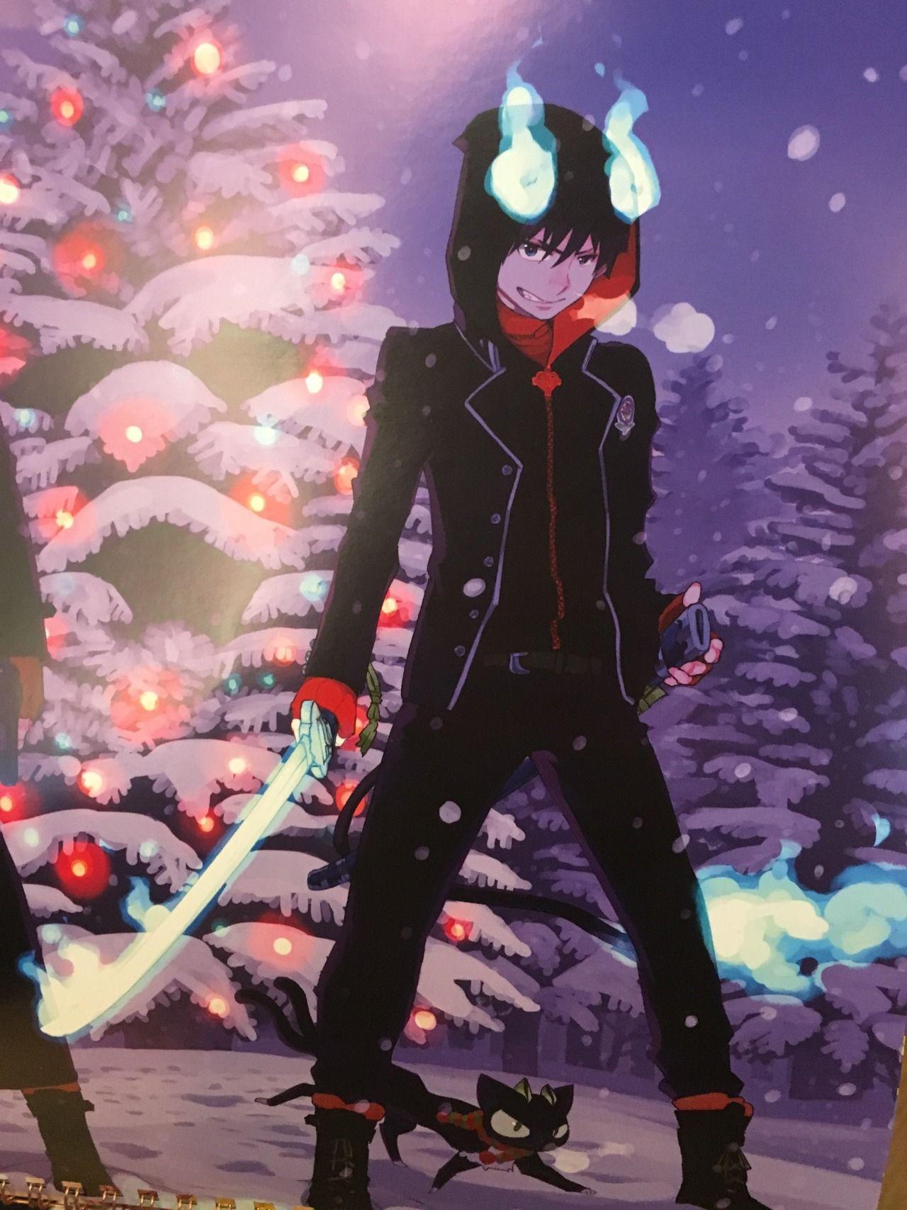 1280x1707 Christmas exorcists. Blue exorcist rin, Blue exorcist anime, Blue exorcist
